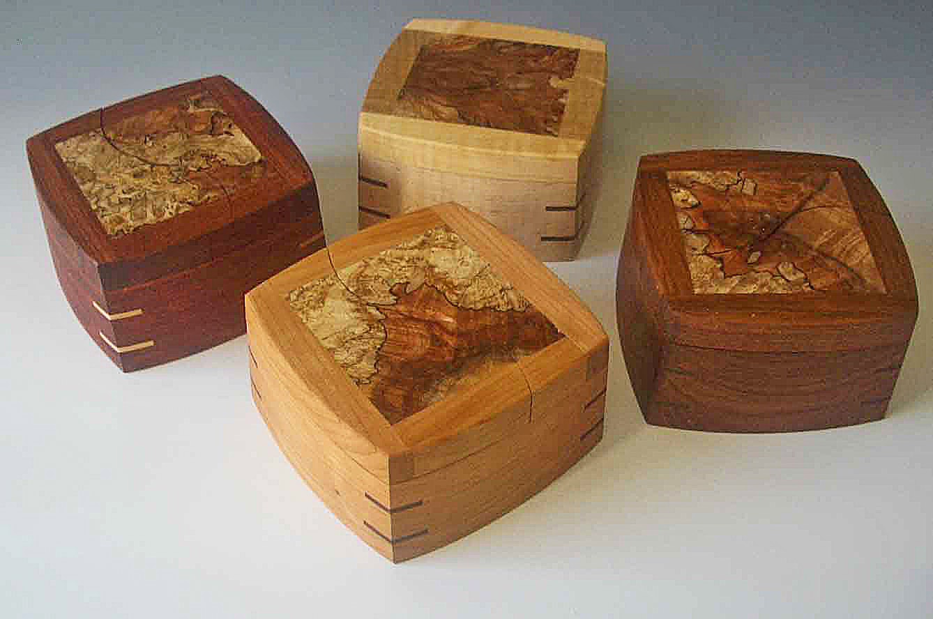 Small Wood Boxes Or Decorative Keepsake Boxes